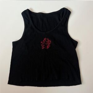 Brandy Melville little devil crop tank